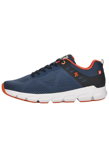 Sneaker Rieker Sneaker Textil Blau/Orange