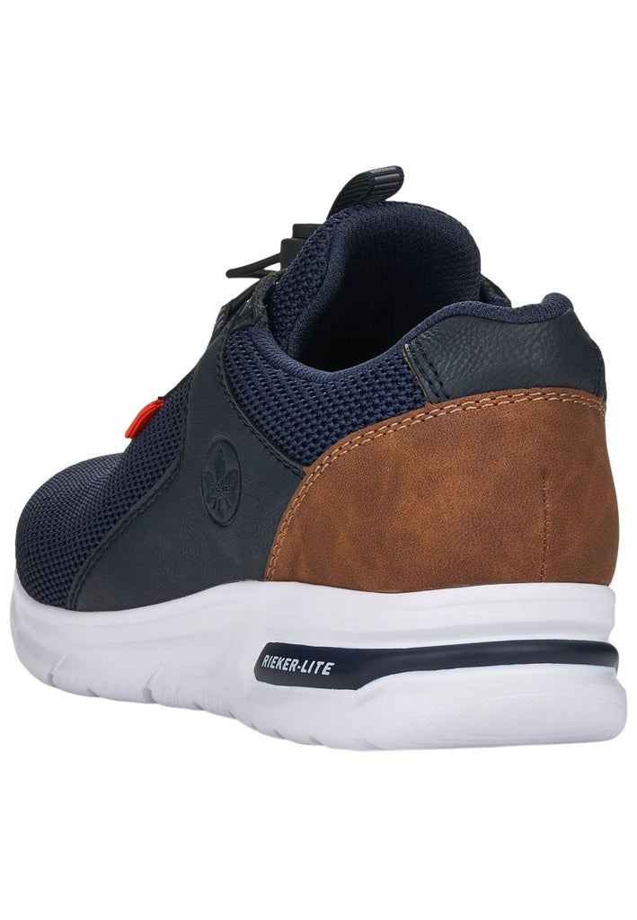 Rieker Sneaker Synthetik/Textil Blau/Braun