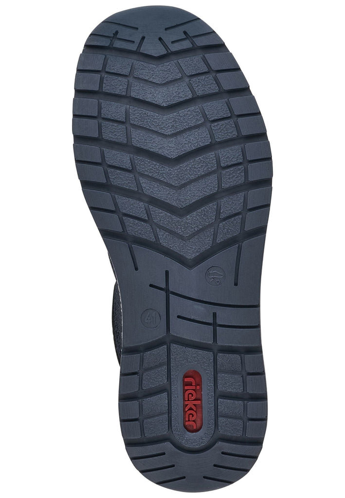 Rieker Sneaker Synthetik/Textil Blau/Braun