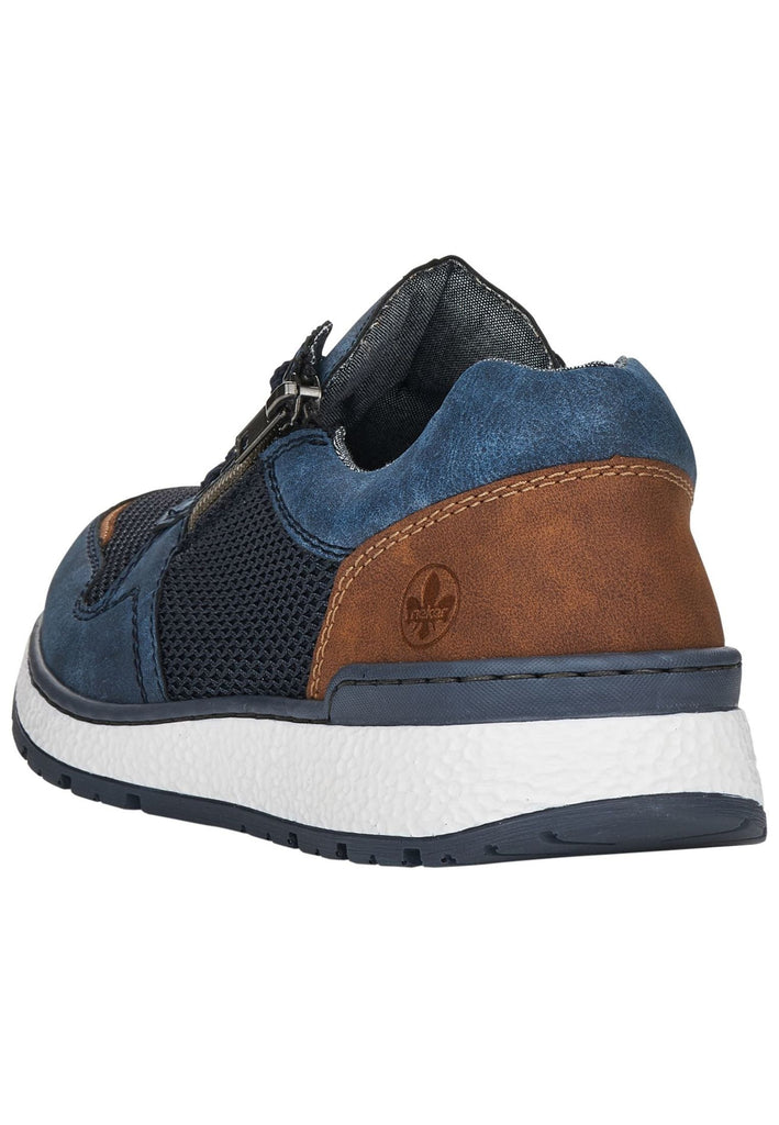 Rieker Sneaker Synthetik/Textil Blau/Braun