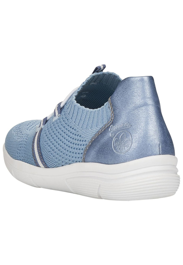 Rieker Sneaker Synthetik/Textil Blau/weiß