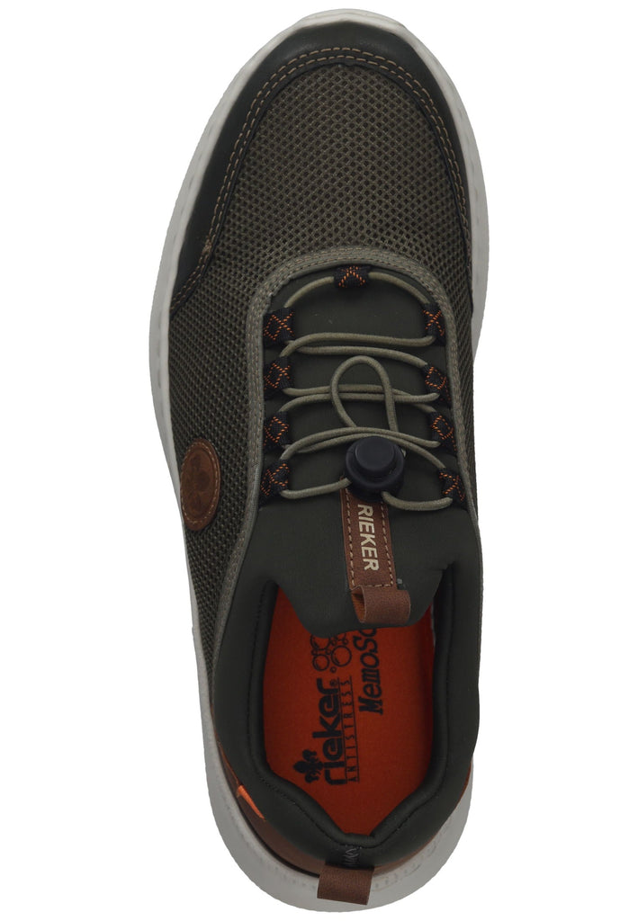Rieker Sneaker Synthetik/Textil Grün/Braun