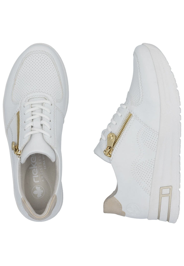 Rieker Sneaker Synthetik Weiß