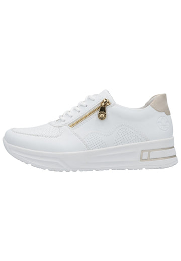 Rieker Sneaker Synthetik Weiß