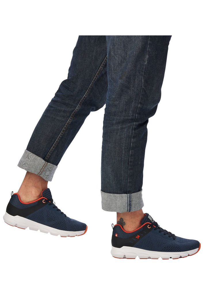 Rieker Sneaker Textil Blau/Orange