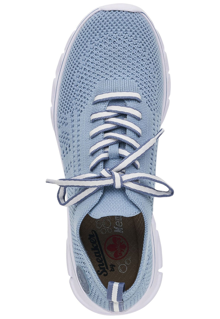 Rieker Sneaker Textil Blau/Weiß