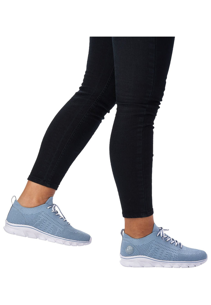 Rieker Sneaker Textil Blau/Weiß