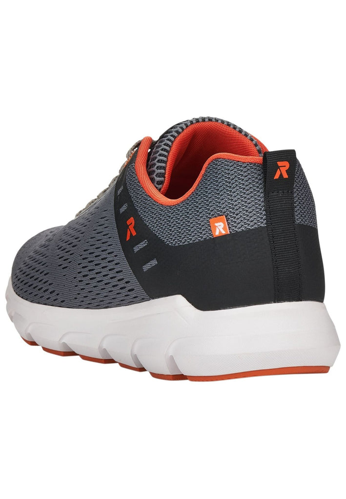 Rieker Sneaker Textil Grau/Orange