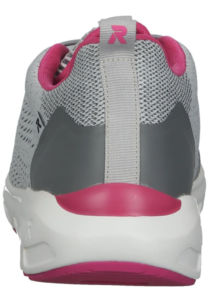 Rieker Sneaker Textil Grau/Pink