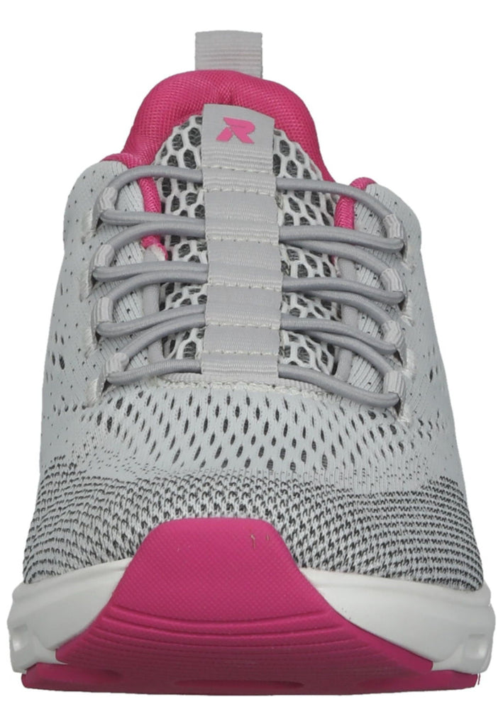 Rieker Sneaker Textil Grau/Pink