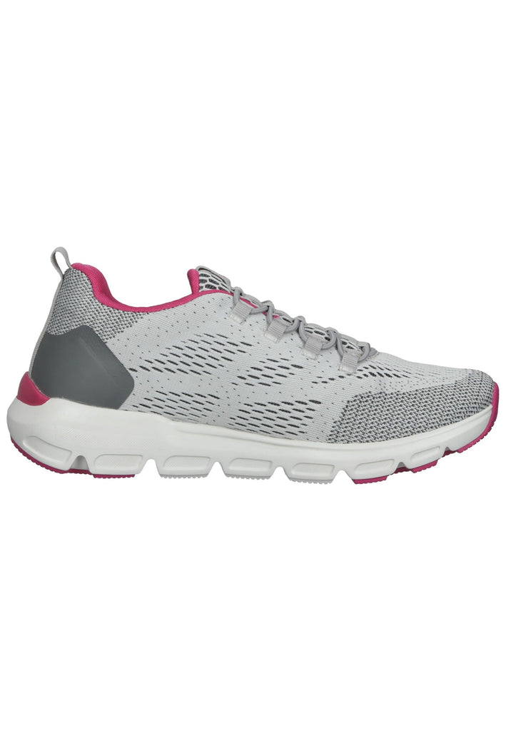 Rieker Sneaker Textil Grau/Pink