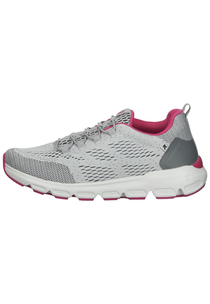 Rieker Sneaker Textil Grau/Pink