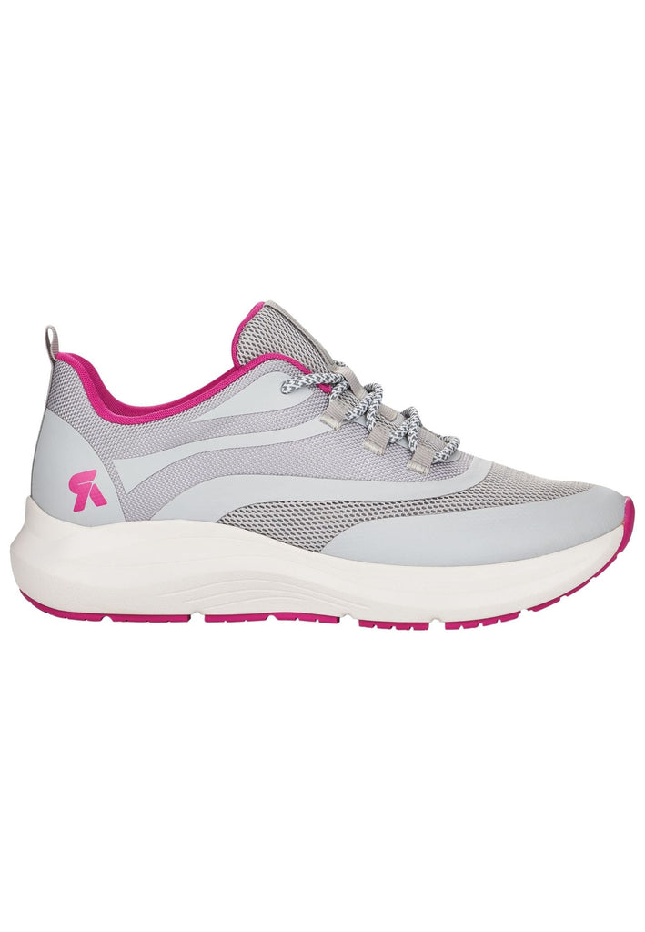 Rieker Sneaker Textil Grau/Rosa