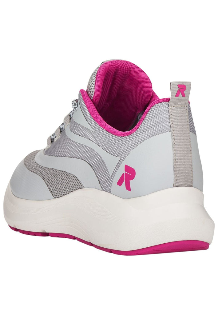 Rieker Sneaker Textil Grau/Rosa