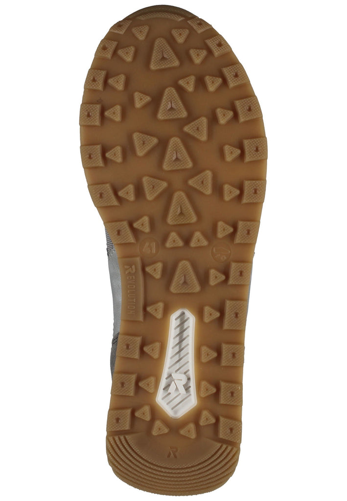 Rieker Sneaker Textil Grau/Weiß