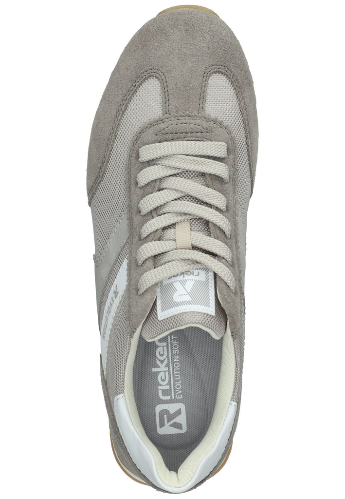 Rieker Sneaker Textil Grau/Weiß