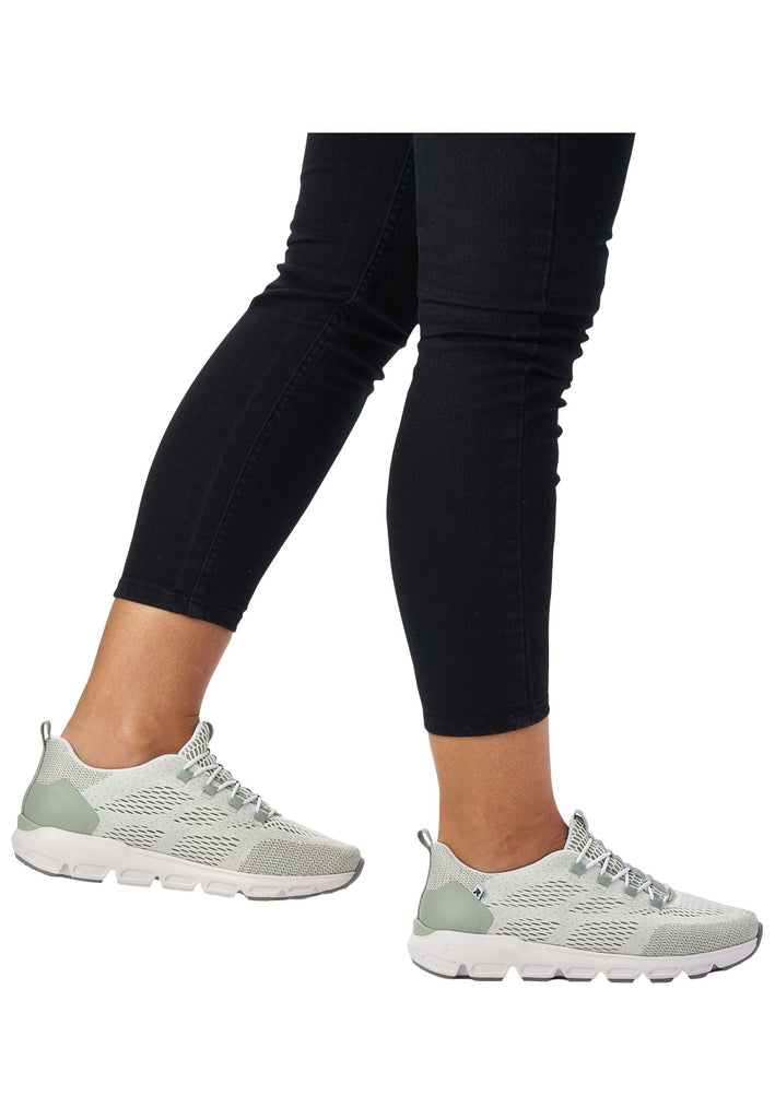 Rieker Sneaker Textil Hellgrün/Grau