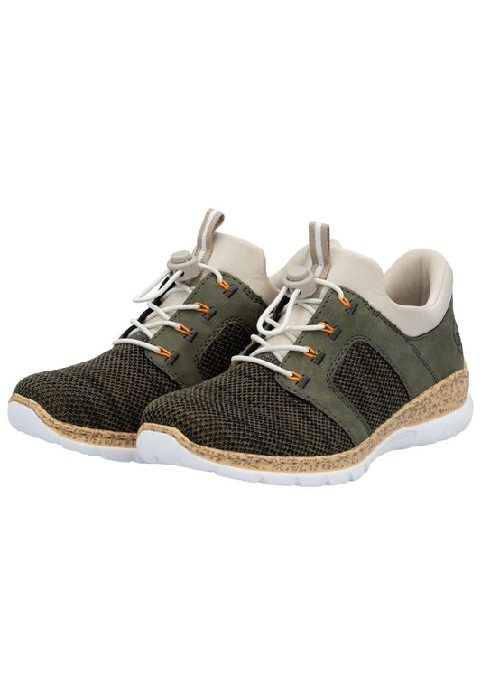 Rieker Sneaker Textil Moos