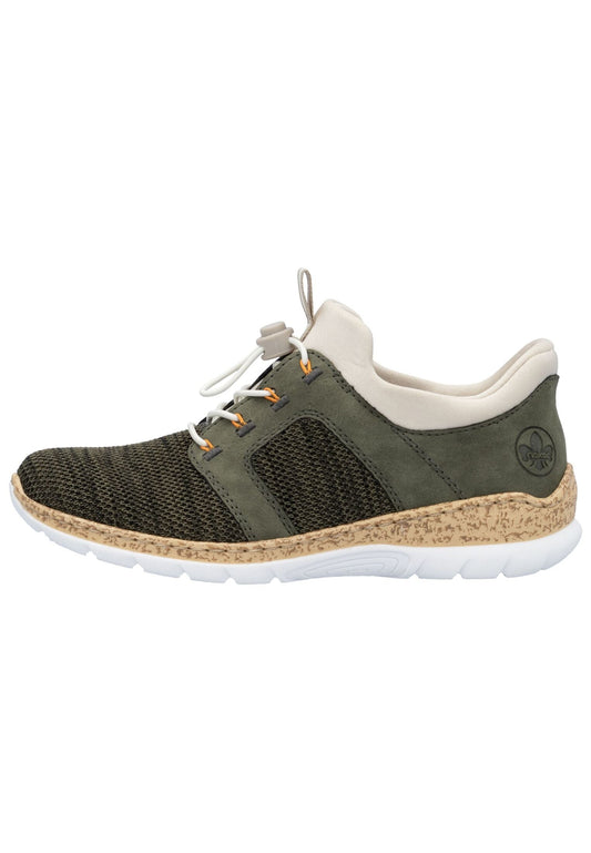 Rieker Sneaker Textil Moos