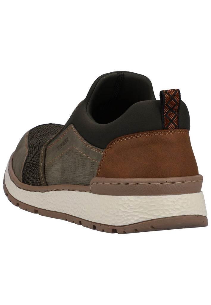 Rieker Sneaker Textil Oliv/Braun