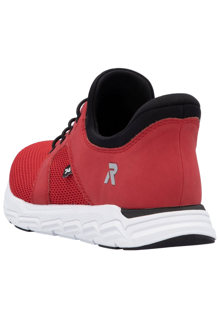 Rieker Sneaker Textil Rot/Schwarz