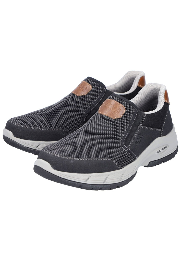Rieker Sneaker Textil Schwarz/Grau