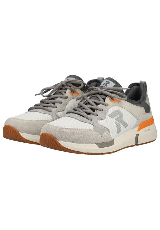 Rieker Sneaker Textil Weiß/Grau