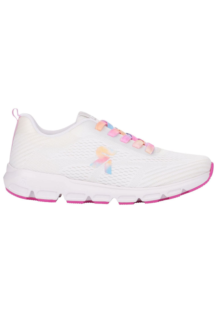Rieker Sneaker Textil Weiß/Rosa