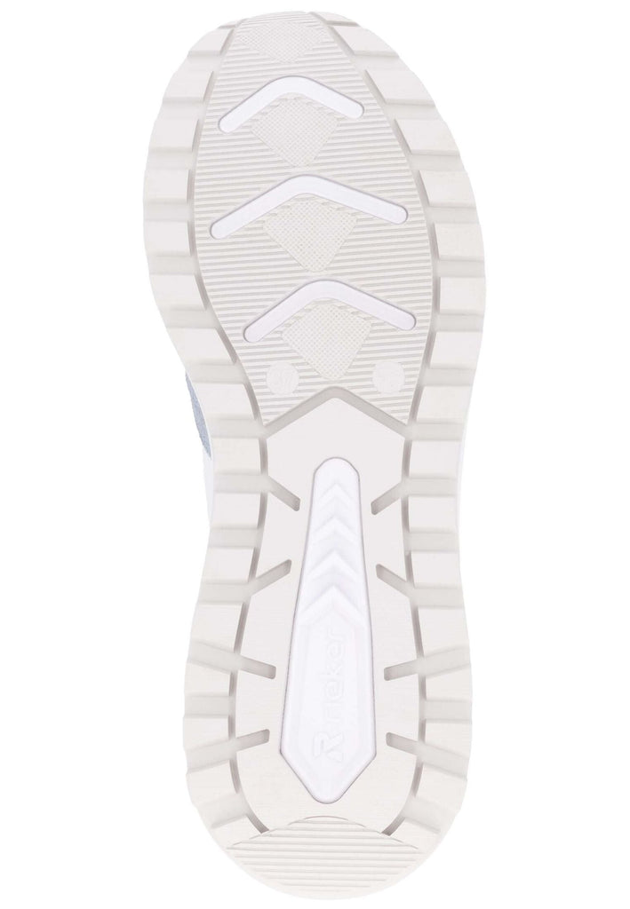 Rieker Sneaker Veloursleder/Textil Blau/Weiß