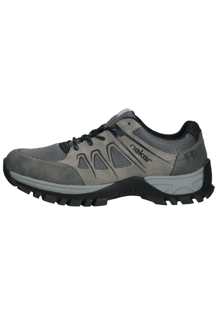 Sport- und Wanderschuhe Rieker Wanderschuhe Lederimitat/Textil Grau/Schwarz