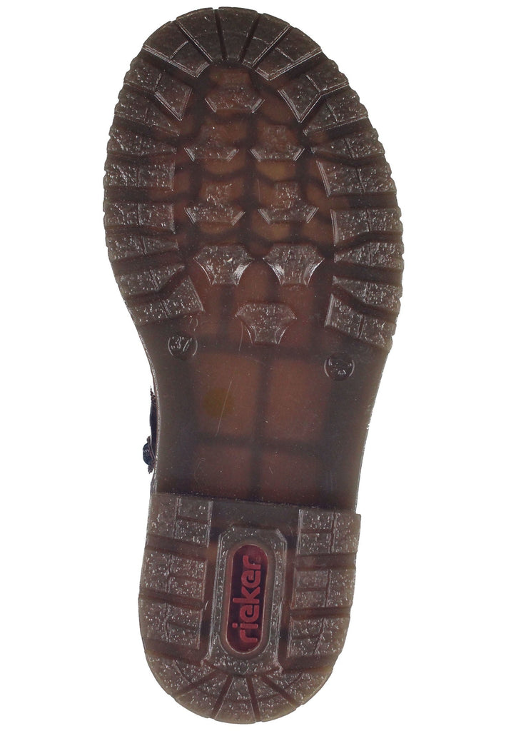 Rieker Stiefel Lederimitat Antik Braun