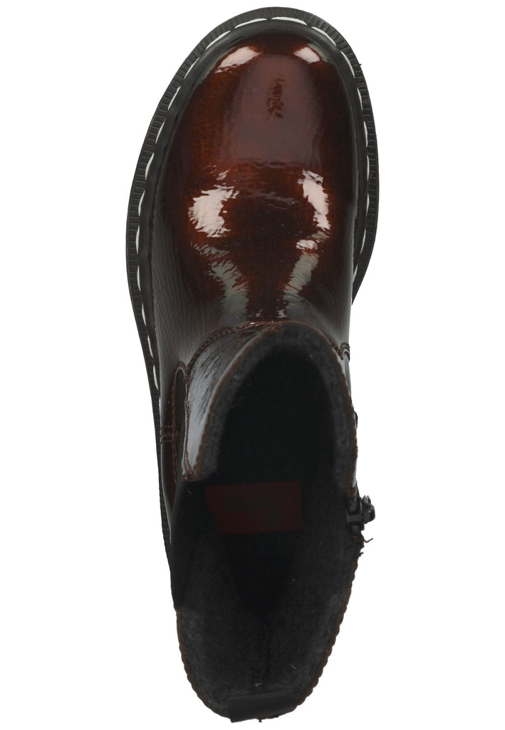 Rieker Stiefel Lederimitat Antik Braun