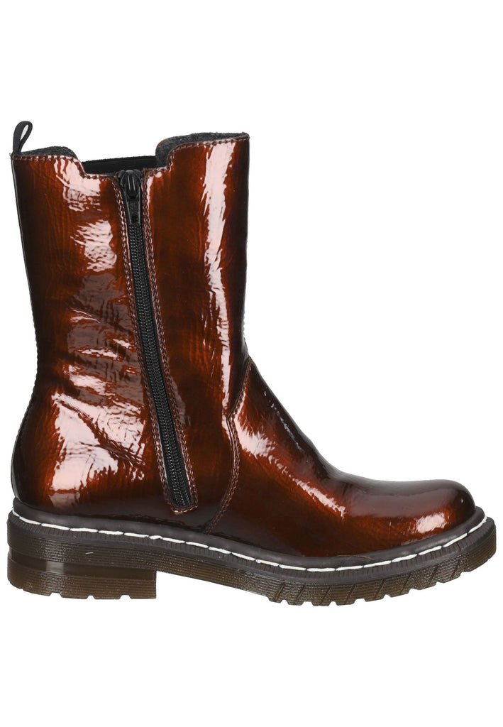 Rieker Stiefel Lederimitat Antik Braun