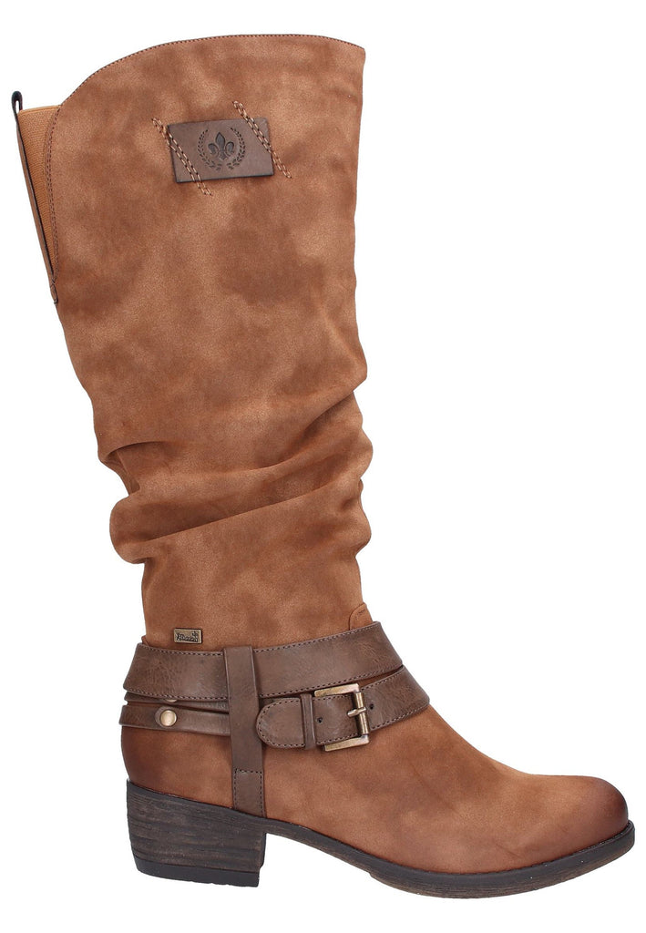 Rieker Stiefel Lederimitat Braun