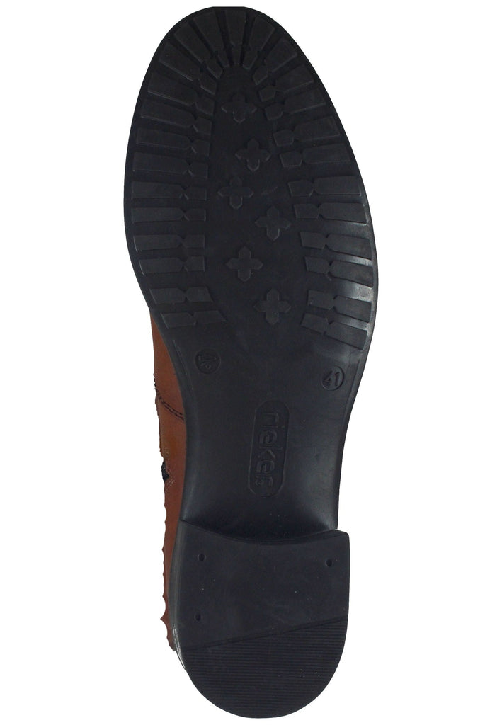Rieker Stiefel Lederimitat Mittelbraun
