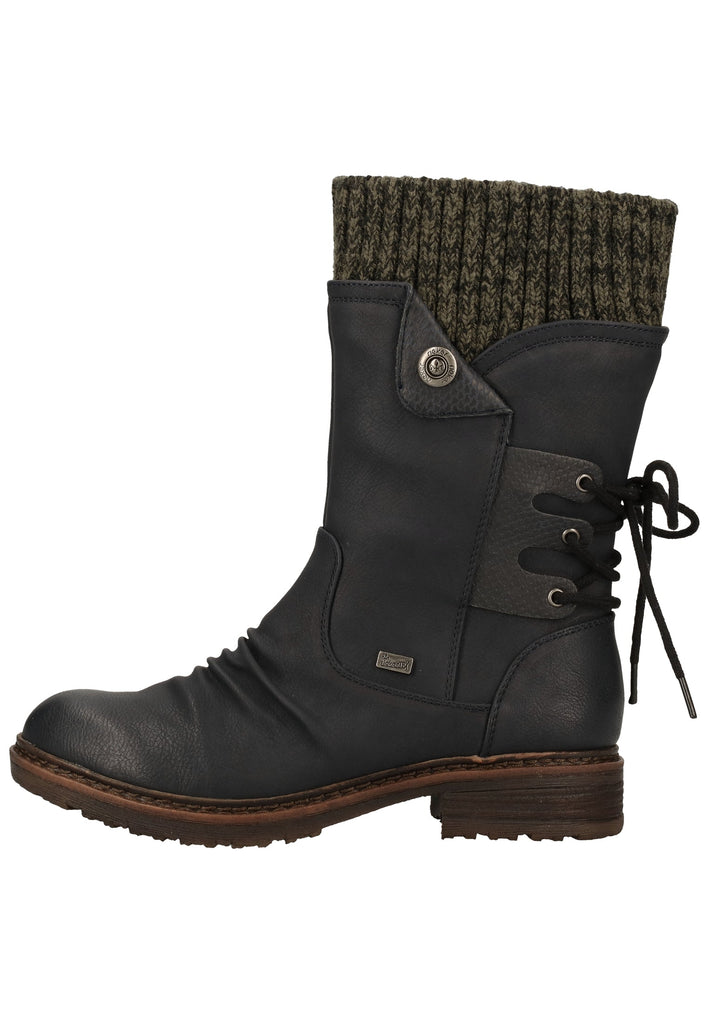 Rieker Stiefel Lederimitat Ozean Warmfutter