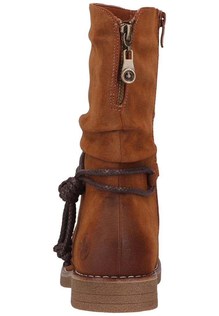 Rieker Stiefel Lederimitat Reh Warmfutter