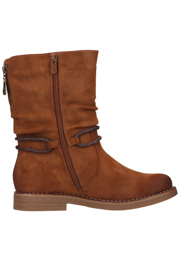 Rieker Stiefel Lederimitat Reh Warmfutter