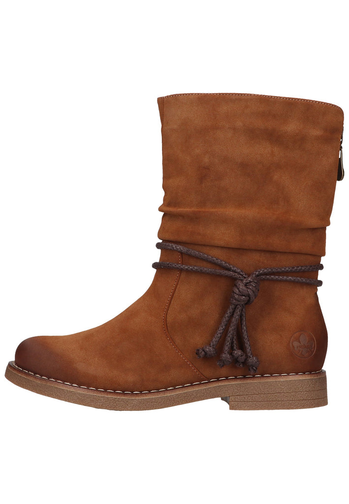 Rieker Stiefel Lederimitat Reh Warmfutter