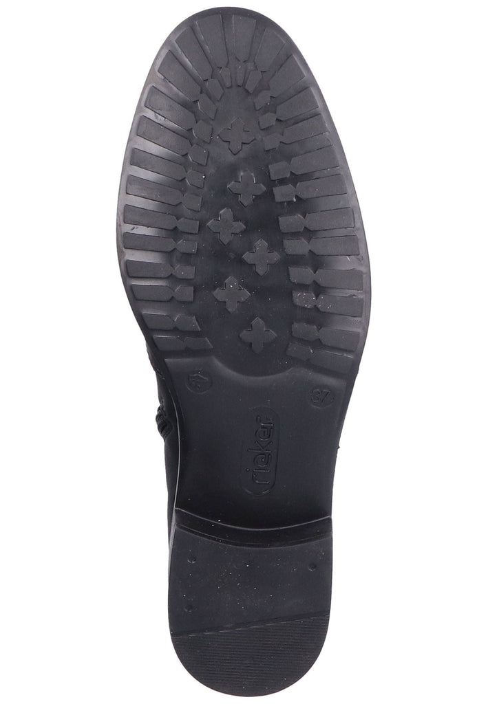 Rieker Stiefel Lederimitat Schwarz