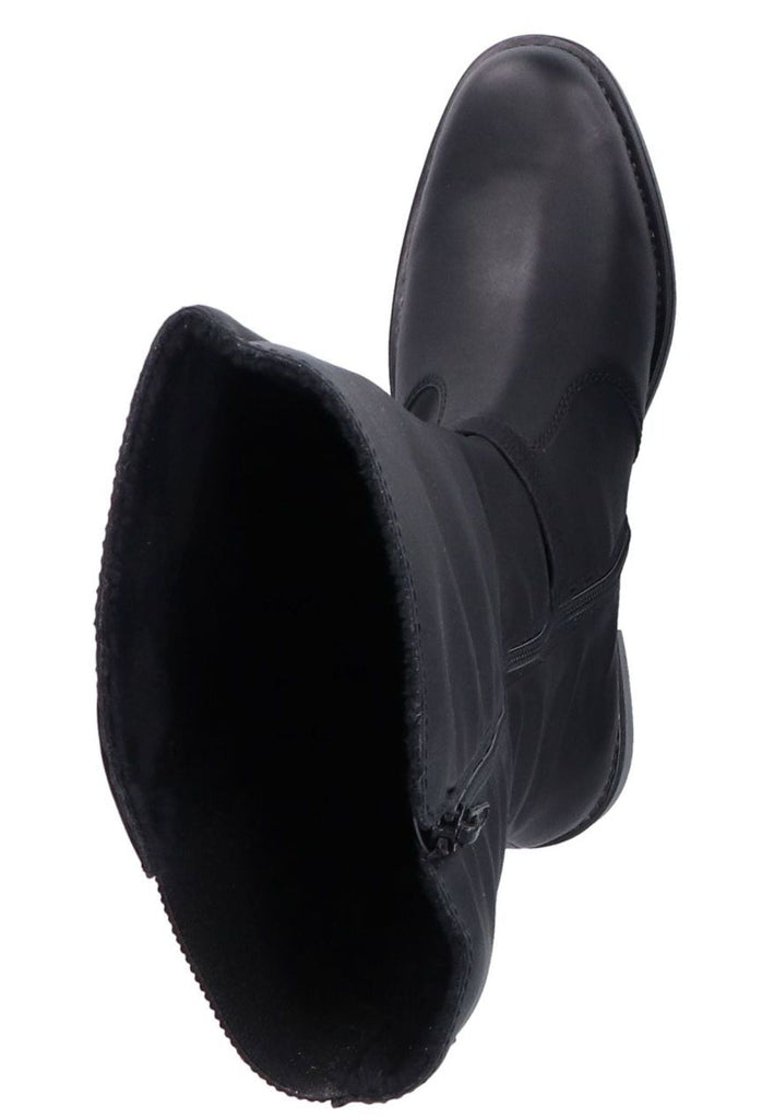 Rieker Stiefel Lederimitat Schwarz