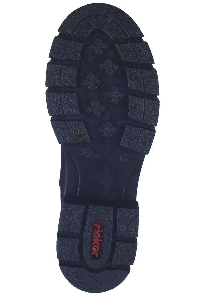 Rieker Stiefel Lederimitat Schwarz
