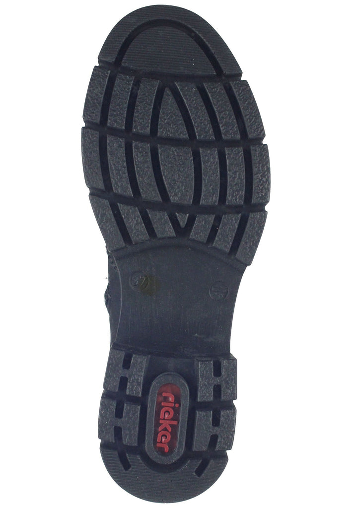Rieker Stiefel Lederimitat Schwarz