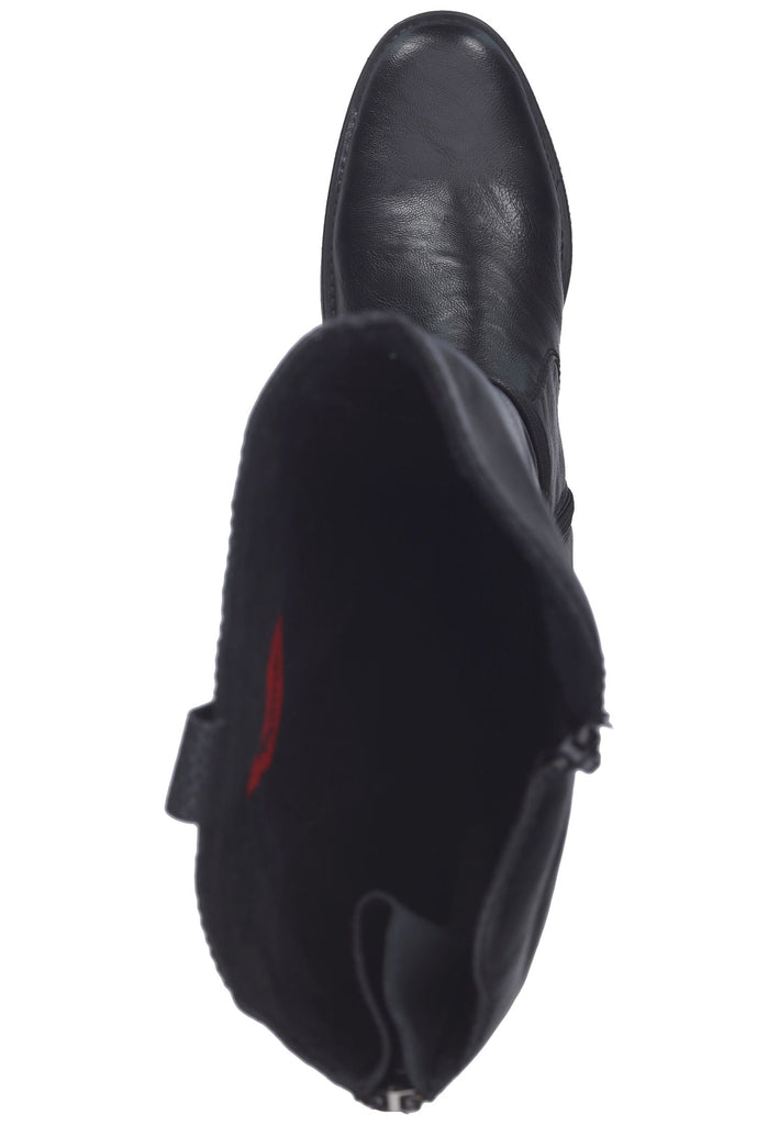 Rieker Stiefel Lederimitat Schwarz