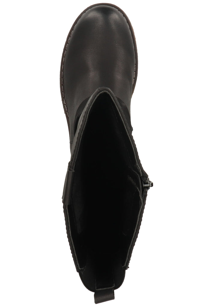 Rieker Stiefel Lederimitat Schwarz