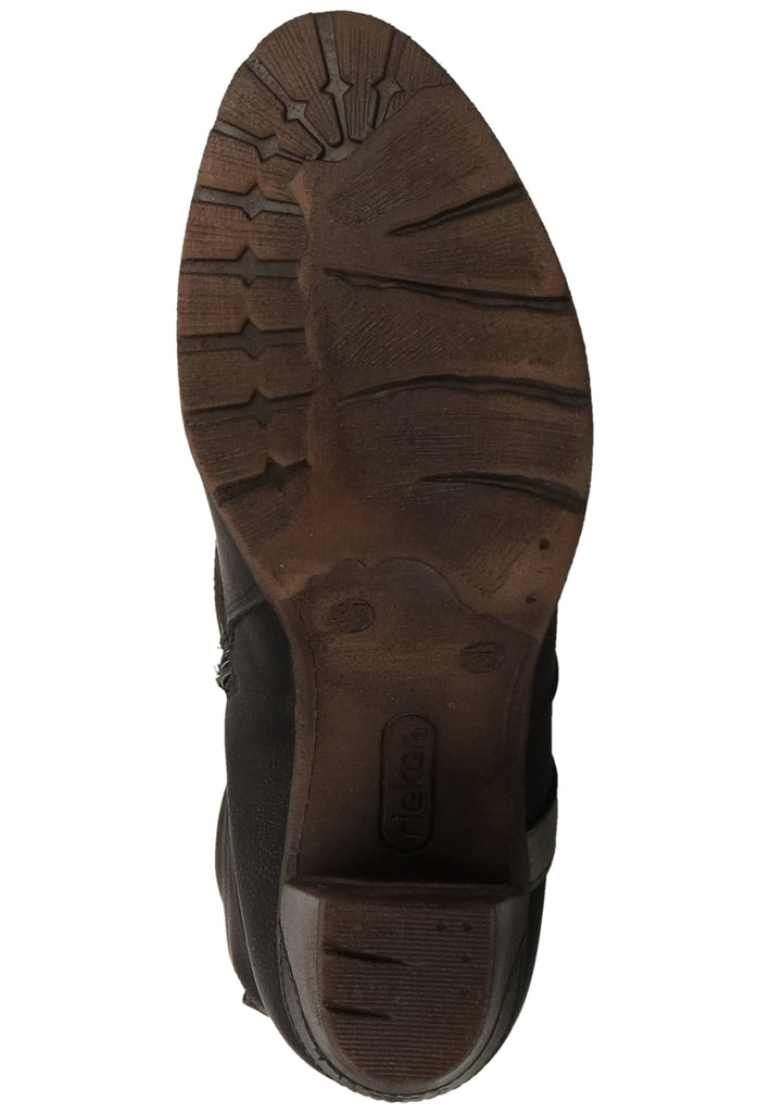 Rieker Stiefel Lederimitat Schwarz