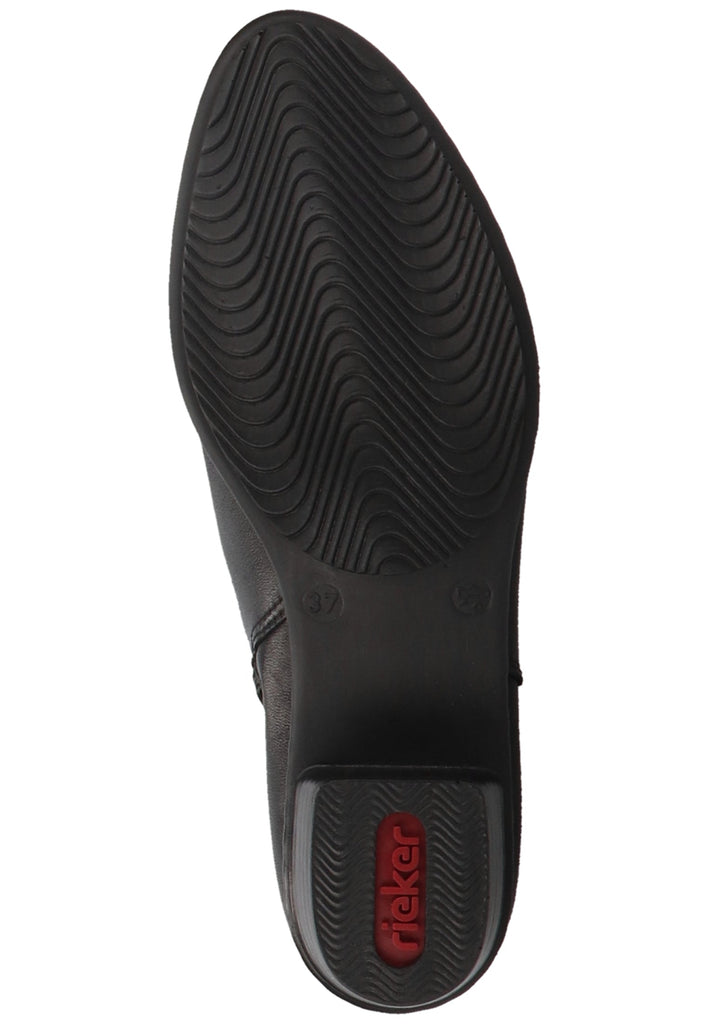 Rieker Stiefel Lederimitat Schwarz