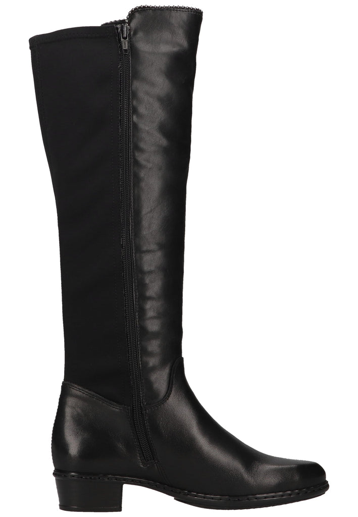 Rieker Stiefel Lederimitat Schwarz