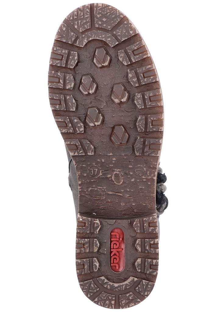 Rieker Stiefel Lederimitat Smoke Warmfutter
