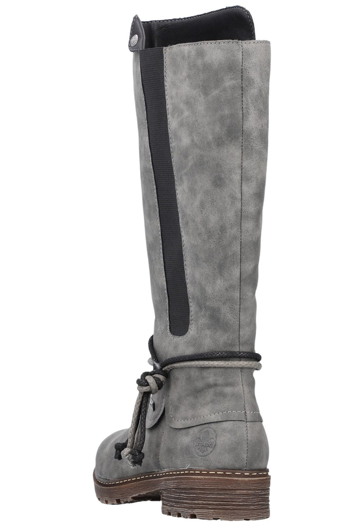 Rieker Stiefel Lederimitat Smoke Warmfutter